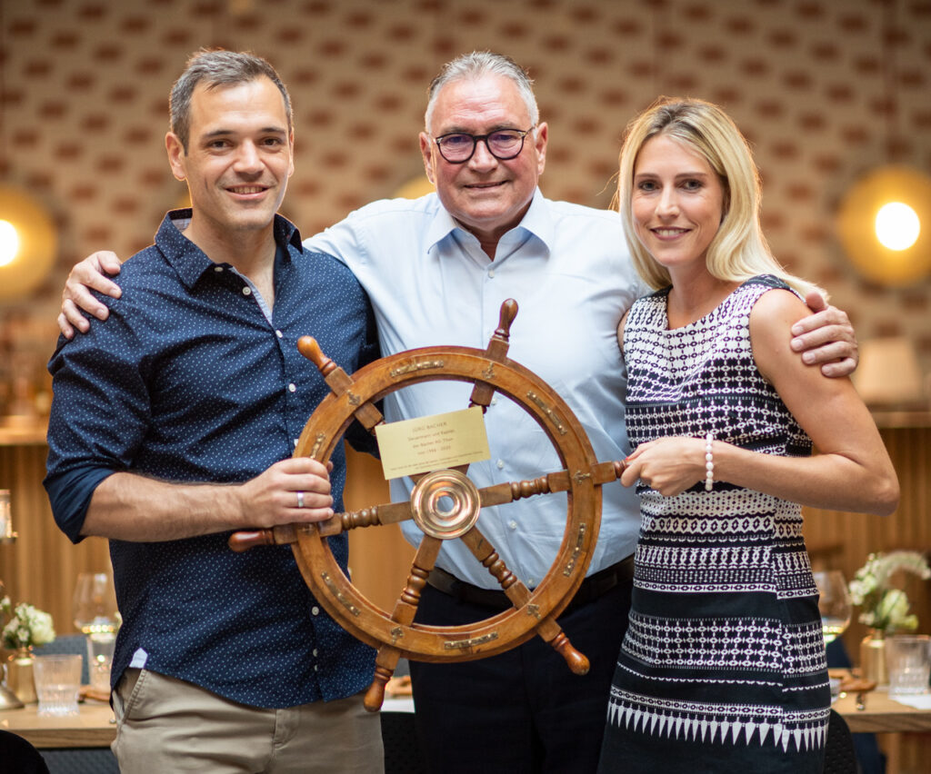 Sandro Badertscher, Jürg Bacher, Livia Badertscher- Bacher